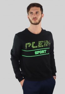 Plein Sport Bluzy marki Plein Sport model FIPS211 kolor Czarny. Odzież Męskie. Sezon: Wiosna/Lato 2XL 1