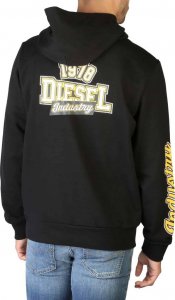 Diesel Bluzy marki Diesel model S-GIRK-HOOD-K12_0HAYT kolor Czarny. Odzież Męskie. Sezon: Cały rok XS EU 2