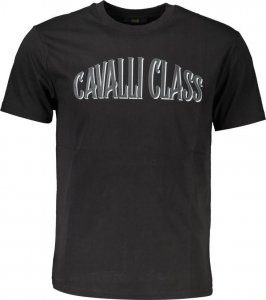 Cavalli Class CAVALLI CLASS T-SHIRT Z KRÓTKIM RĘKAWEM MĘSKI CZARNY L 1