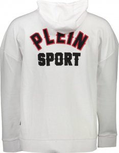 Plein Sport SPORTOWA BLUZA PLEIN Z ZAMKIEM MĘSKA BIAŁA L 2