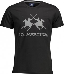 La Martina T-SHIRT MĘSKI Z KRÓTKIM RĘKAWEM LA MARTINA CZARNY 3XL 1