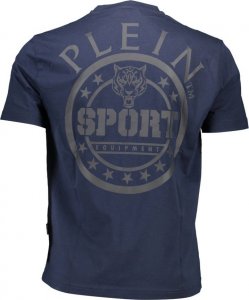 Plein Sport PLEIN SPORT MĘSKA KOSZULKA Z KRÓTKIM RĘKAWEM NIEBIESKA XL 2