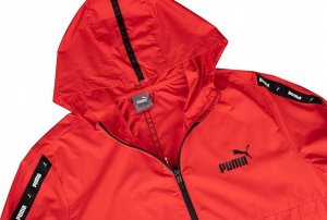 Kurtka męska Puma ESS+TAPE Windbreaker czerwona r. L 4
