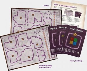 Czacha Games KARTOGRAFOWIE PAKIET MAP - AFFRIL: KRAINA WIEDZY TAJEMNEJ 3