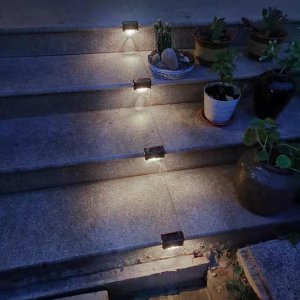 Oprawa schodowa Maclean Lampa solarna schodowa tarasowa MCE319 LED IP44 4000K czujnik zmierzchu 8