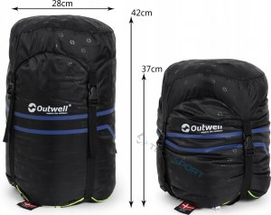 Miegmaišis Outwell Campion Lux Double, dvigulis, tamsiai pilkas 6