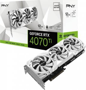 Karta graficzna PNY GeForce RTX 4070 Ti Verto White 12GB GDDR6X (VCG4070T12TFWXPB1) 1