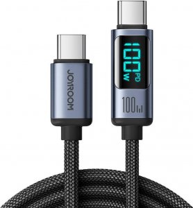 Kabel USB Joyroom USB-C - USB-C 1.2 m Czarny (S-CC100A16 1.2m CB) 1