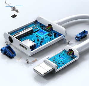 Adapter AV Joyroom Adapter Audio Lightning / 3.5 mm Joyroom S - Y105 (biały) 4