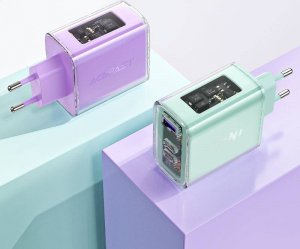 Ładowarka Acefast Ładowarka sieciowa A45, 2x USB-C,1xUSB-A, 65W PD (zielona) 8