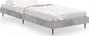 vidaXL vidaXL Rama łóżka, szarość betonu, 75x190 cm, materiał drewnopochodny 2