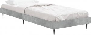 vidaXL vidaXL Rama łóżka, szarość betonu, 75x190 cm, materiał drewnopochodny 3