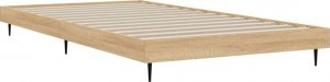 vidaXL vidaXL Rama łóżka, dąb sonoma, 100x200 cm, materiał drewnopochodny 5
