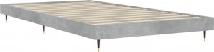 vidaXL vidaXL Rama łóżka, szarość betonu, 100x200 cm, materiał drewnopochodny 5