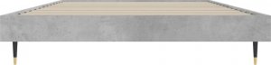 vidaXL vidaXL Rama łóżka, szarość betonu, 100x200 cm, materiał drewnopochodny 6