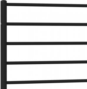 vidaXL vidaXL Metalowa rama łóżka z wezgłowiem, czarna, 75x190 cm 9