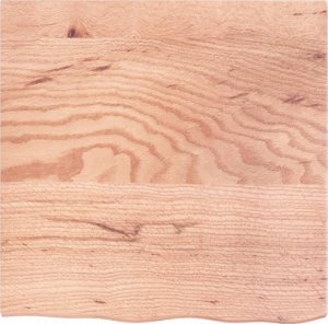 vidaXL vidaXL Półka, jasnobrązowa, 60x60x2 cm, lakierowane lite drewno dębowe 2