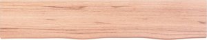 vidaXL vidaXL Półka, jasnobrązowa, 100x20x4cm, lakierowane lite drewno dębowe 2