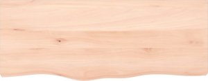 vidaXL vidaXL Półka, 100x40x2 cm, surowe lite drewno dębowe 2