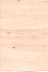 vidaXL vidaXL Półka, 40x60x2 cm, surowe lite drewno dębowe 2