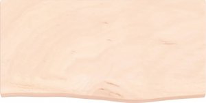 vidaXL vidaXL Półka, 60x30x2 cm, surowe lite drewno dębowe 2