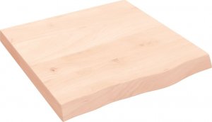 vidaXL vidaXL Półka, 60x60x6 cm, surowe lite drewno dębowe 1