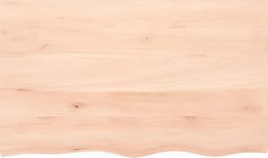 vidaXL vidaXL Półka, 100x60x4 cm, surowe lite drewno dębowe 2