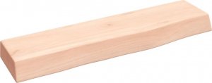 vidaXL vidaXL Półka, 40x10x4 cm, surowe lite drewno dębowe 1
