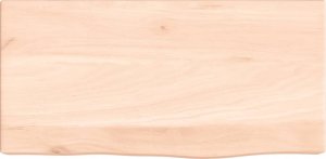 vidaXL vidaXL Półka, 40x20x6 cm, surowe lite drewno dębowe 2