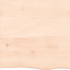 vidaXL vidaXL Półka, 60x60x2 cm, surowe lite drewno dębowe 2