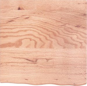 vidaXL vidaXL Półka, jasnobrązowa, 60x60x4 cm, lakierowane lite drewno dębowe 2