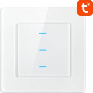 Avatto Dotykowy Włącznik Światła WiFi Avatto N-TS10-W3 Potrójny TUYA (biały) 1