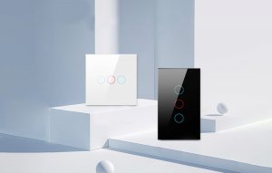 Avatto Dotykowy Włącznik Światła WiFi Avatto TS02-EU-W3 Potrójny TUYA (biały) 3