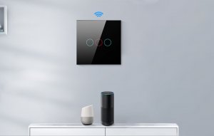 Avatto Dotykowy Włącznik Światła WiFi Avatto TS02-EU-W3 Potrójny TUYA (biały) 6