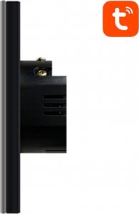 Avatto Dotykowy włącznik światła, WiFi, Podwójny, TUYA, czarny (TS02-EU-B2) 2