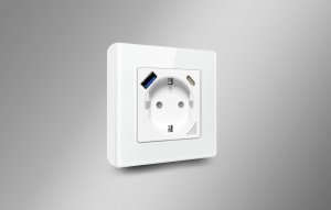 Avatto Inteligentne gniazdo ścienne WiFi Avatto N-WOT10-USB-W USB i USB-C TUYA (białe) 5