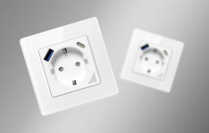 Avatto Inteligentne gniazdo ścienne WiFi Avatto N-WOT10-USB-W USB i USB-C TUYA (białe) 6