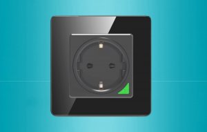 Avatto Inteligentne gniazdo ścienne WiFi N-WOT10-EU-B TUYA (czarne) 2