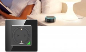 Avatto Inteligentne gniazdo ścienne WiFi N-WOT10-EU-B TUYA (czarne) 5