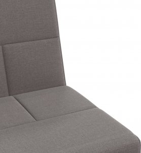 vidaXL vidaXL Rozkładana kanapa z uchwytami na napoje, taupe, tkanina 10