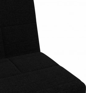 vidaXL vidaXL Sofa rozkładana w kształcie L, czarna, 255x140x70 cm, tkanina 8