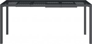 vidaXL vidaXL Stół ogrodowy, antracytowy, 165x80x72 cm, stal 3