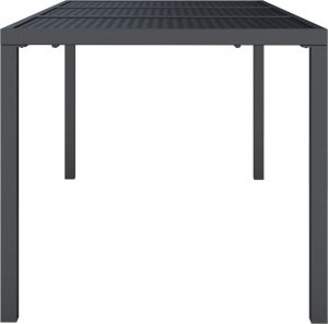 vidaXL vidaXL Stół ogrodowy, antracytowy, 165x80x72 cm, stal 4
