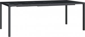 vidaXL vidaXL Stół ogrodowy, antracytowy, 200x100x72 cm, stal 2