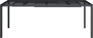 vidaXL vidaXL Stół ogrodowy, antracytowy, 200x100x72 cm, stal 3