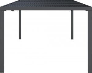 vidaXL vidaXL Stół ogrodowy, antracytowy, 200x100x72 cm, stal 4