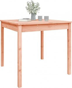vidaXL vidaXL Stół ogrodowy, 82,5x82,5x76 cm, lite drewno daglezjowe 4