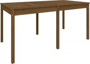 vidaXL vidaXL Stół ogrodowy, miodowy brąz, 159,5x82,5x76 cm, drewno sosnowe 2