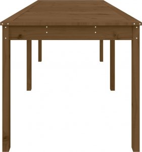vidaXL vidaXL Stół ogrodowy, miodowy brąz, 159,5x82,5x76 cm, drewno sosnowe 6