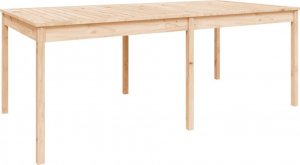 vidaXL vidaXL Stół ogrodowy, 203,5x100x76 cm, lite drewno sosnowe 2
